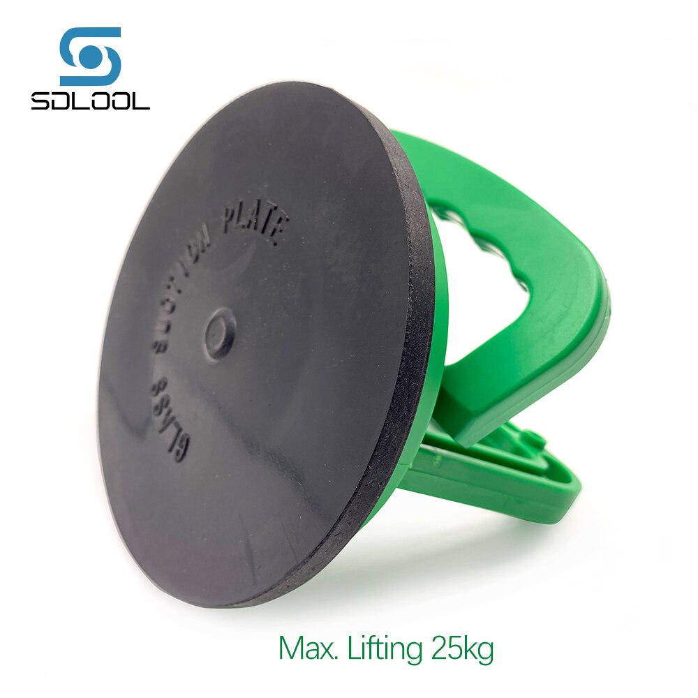 ABS Plastic Vacuum Suction Cup Lifter Glass Suction Lifter 25kg Capacity 123mm Suction Cup Lifter Glass Tiles