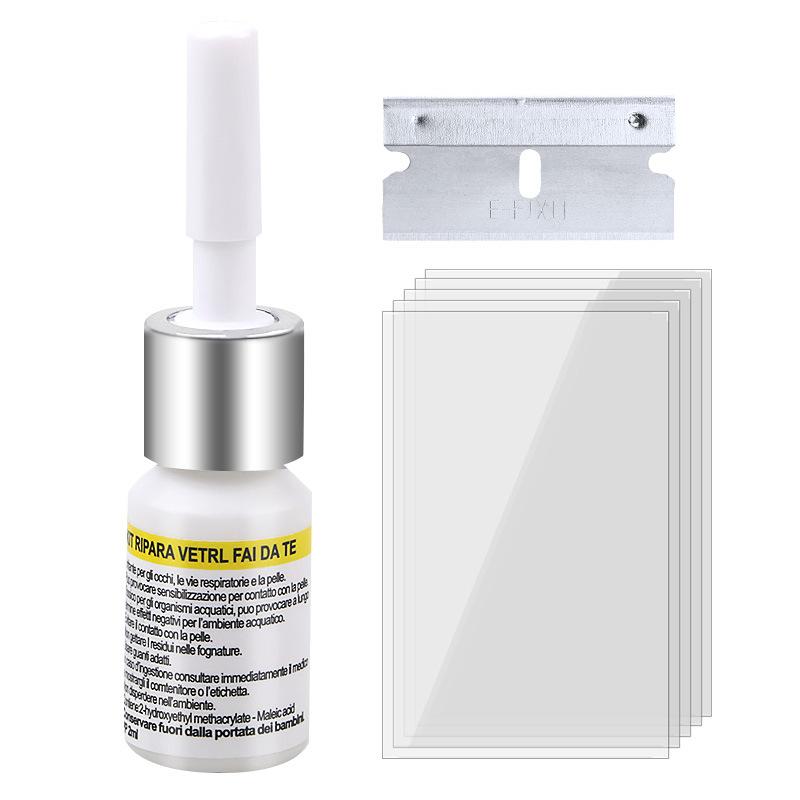 DIY Auto Windschutzscheibe Rissige Reparatur Werkzeug Upgrade Auto Glas Reparatur Flüssigkeit Auto Fenster Kratzer Riss Wiederherstellung Auto Zubehör: Black