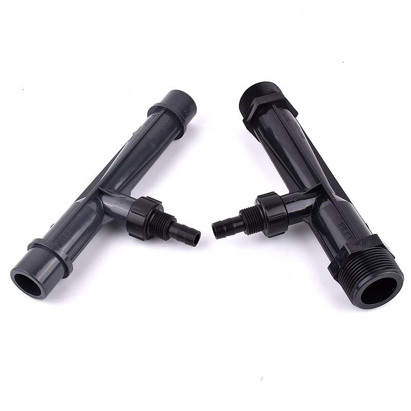 1PC UPVC Wasser Auswerfer Venturi Gas-flüssigkeit Rührgerät Dünger Applikator Aquarium Aquarium Garten Bewässerung Wasser Rohr Armaturen
