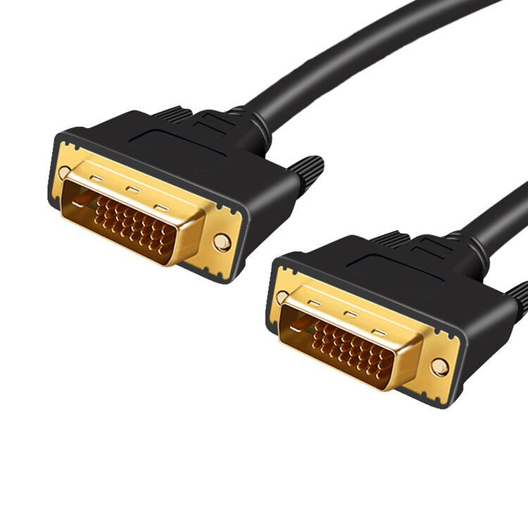 HD 1080P Digital Monitor DVI D to DVI-D Gold Plated Male 24+1 Pin Cable for PC HDTV Projector Computer Graphic 1.5M/3M: 1.5m