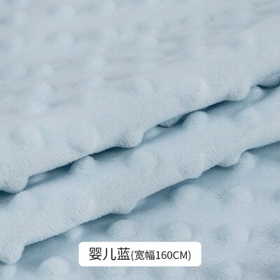 50x160cm Minky Fabric For Sewing 14 Colors Super Soft Eco-Friendly Polyester Minky Dot Plush Fabrics By The Meter: jlfz733