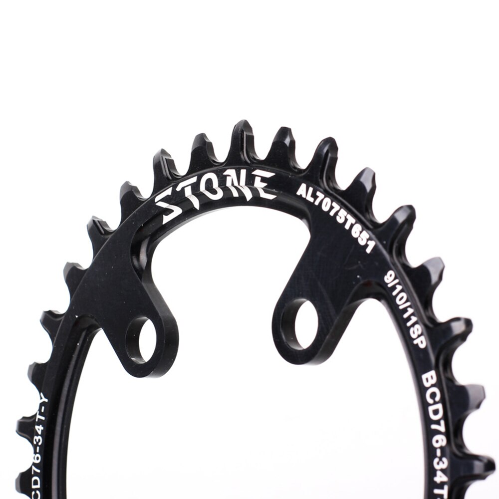 Plato de bicicleta de piedra 76 BCD 76mm, círculo para MTB, reemplazo de anillo de cadena, Dientes anchos angosto, escalada, anillo de rueda dentada