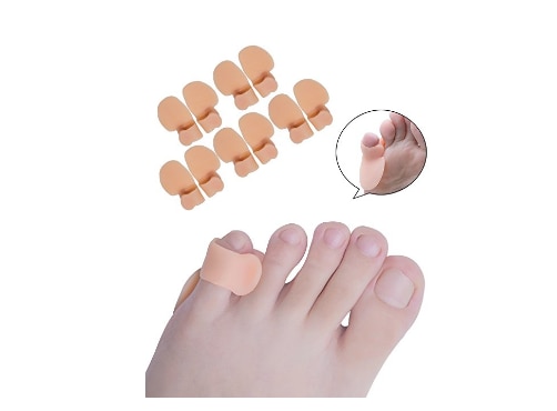 5 par/lote dedo meñique Protector de férula Gel dedo pequeño del pie separador guardias para martillo Toe Pads juanete Hallux Valgus Relief