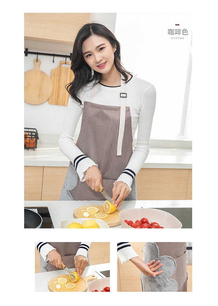 Aprons for Woman Girl Korean Style Thicken Cooking Apron Sexy Apron Kitchen Apron for Kitchen Heavy Duty Canvas