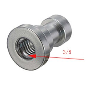 50pcs/lot 1/4" to 3/8" Male to Female Thread Screw Mount Adapter Tripod Plate Screw mount for Camera Flash Tripod Light Stand: K