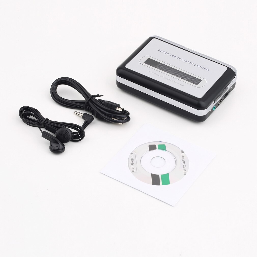 1Set Draagbare Usb Cassette Player Capture Cassette Recorder Converter Digitale Audio Muziekspeler