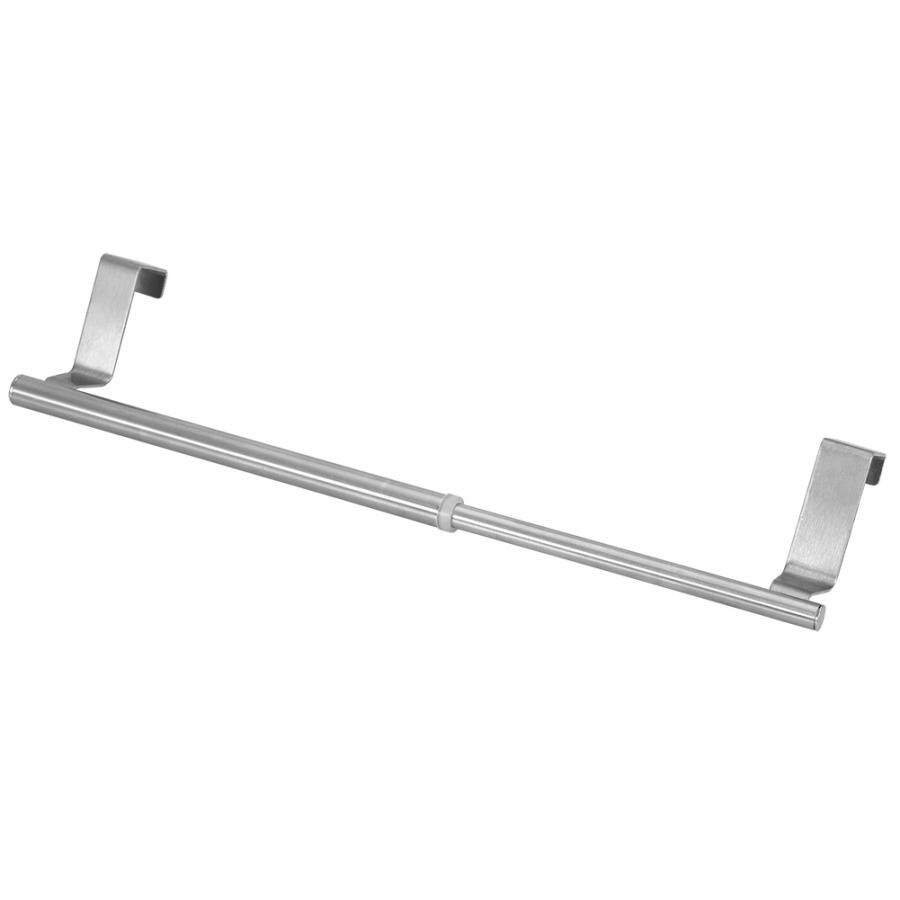 Stainless Steel Bath Towel Rack Towel Rack Retractable Bath Towel Rack Double/Single Bar Bedroom Towel Shelf: 34cm