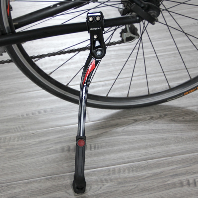 Aluminiumslegering kickstand til mountainbike justerbar længde quick release cykelstøtte ben fodstativ cykel kickstand 24-29 "