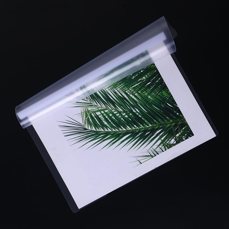 Carpeta de archivos transparente, cubiertas de informe de barra deslizante para pantalla de informe A4, organizador, carpeta (blanco), 10 Uds.