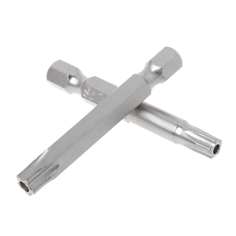 7 stk stjernebor skruetrækker magnetisk 1/4 &quot; håndværktøj med sekskantet skaft femtakket stjerneboring  t10-t40