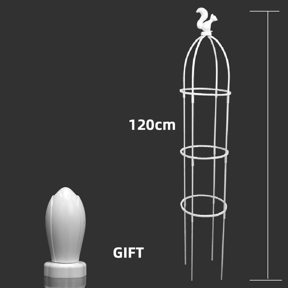 Klimmen Plant Trellis Tuin Tomaat Ondersteuning Kooien Voor Bloemen Planten Ondersteuning Frame Trellis Klimmen Diy Bloem Wijnstokken Pot Stand: Black