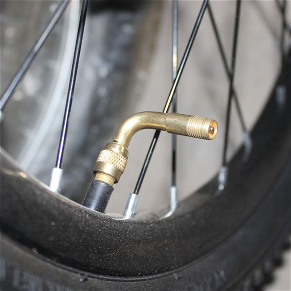 1pcs Car Motorcycle Metal Tire Valve Stem Extension with 45 90 135 Degree Adaptor for motorcycle automobile Electric vehicles