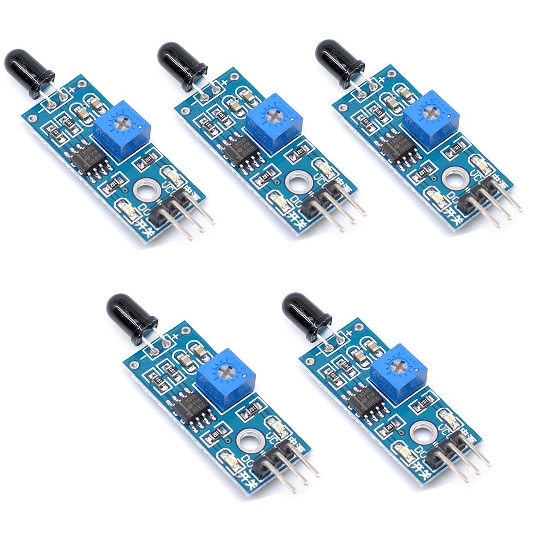 100 Stuks Thermistor Temperatuursensor Module Thermische Sensor Module Thermische Sensoren Doen De Digitale Uitgang/Temperatuurregeling