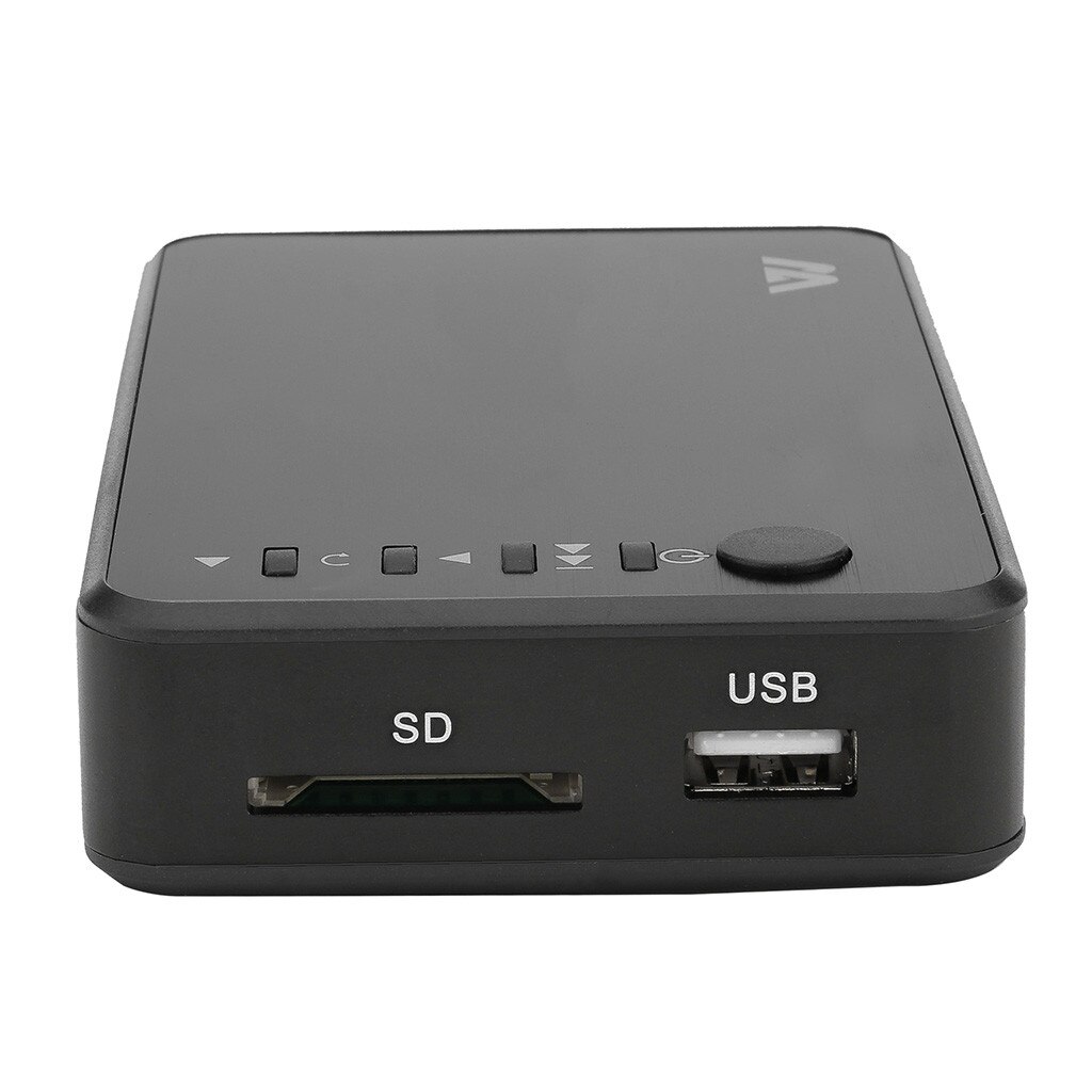 Portable Full HD Multimedia Player 4K Video Player 1080P H.264 AV/HD-MI/VGA Output USB External HDD Media Player For MKV RMVB