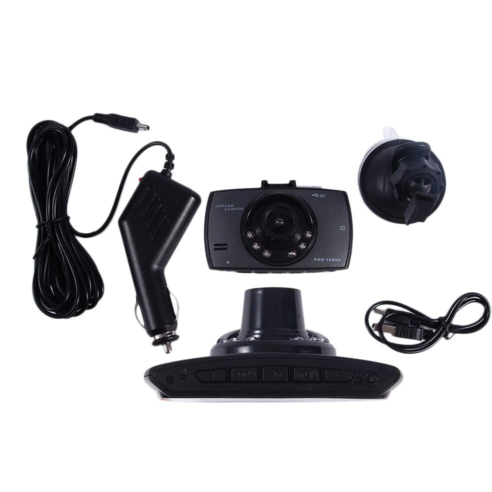 2.4 Inch LCD Screen HD 1080P Car Dash Cam DVR Video Recorder Night Vision Camera Tachograph G-sensor Function