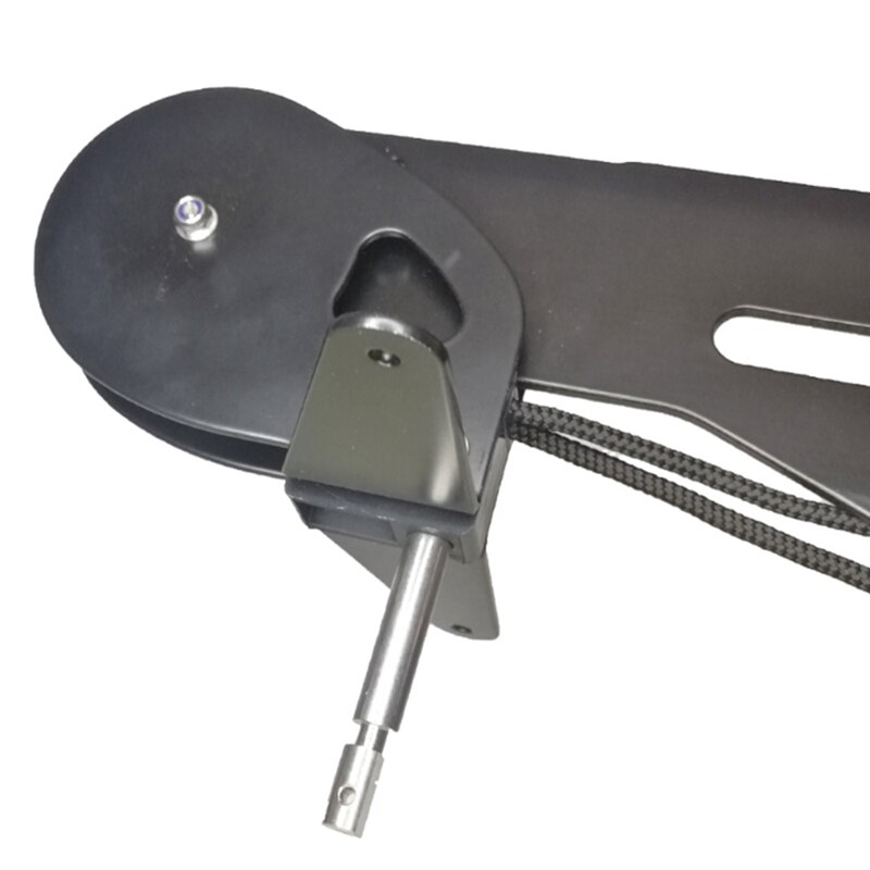 Aluminiumslegering marine båd fartøjer kano kajak ror fod kontrol retning kit sejlbåd dele styresystem
