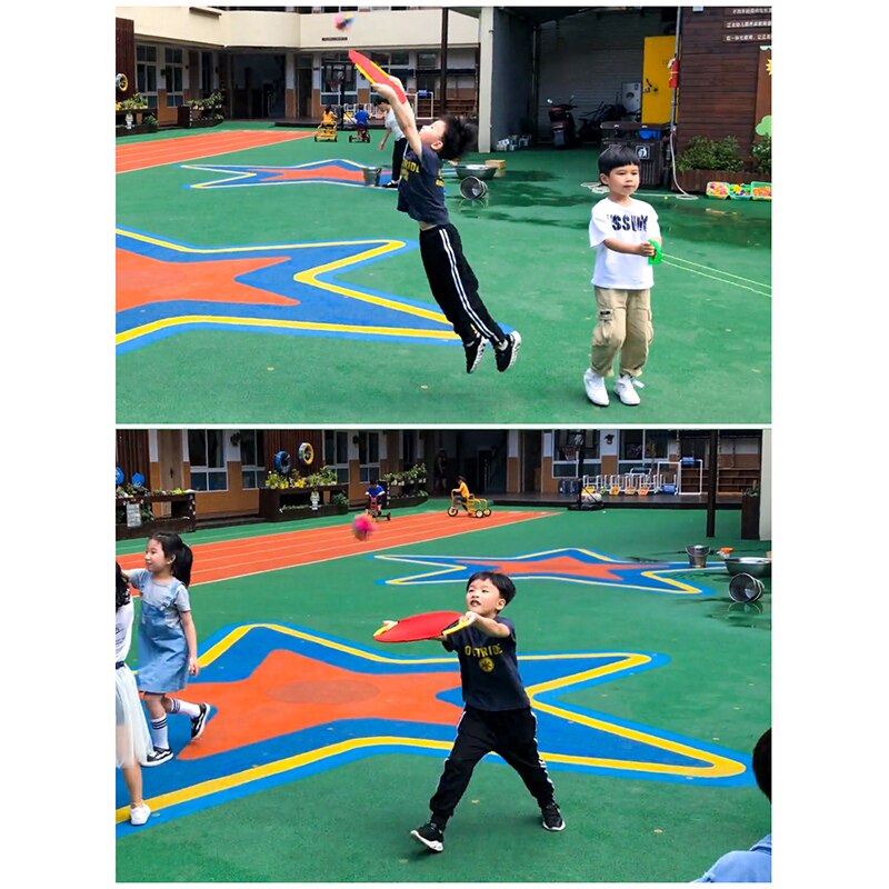 Ruizhi Children Bouncing Ball Elastic Ring Throw Catch Ball Outdoor Sports Game School Activities Beach Ball Kids Toys RZ1101