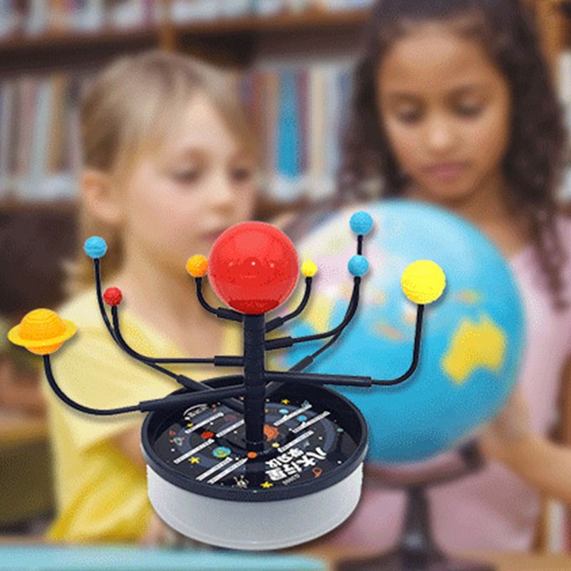 Solar System Nine Planets Model Science Kit DIY Assembly Parent-child Interaction Planetarium Toy Kids Educational Toy