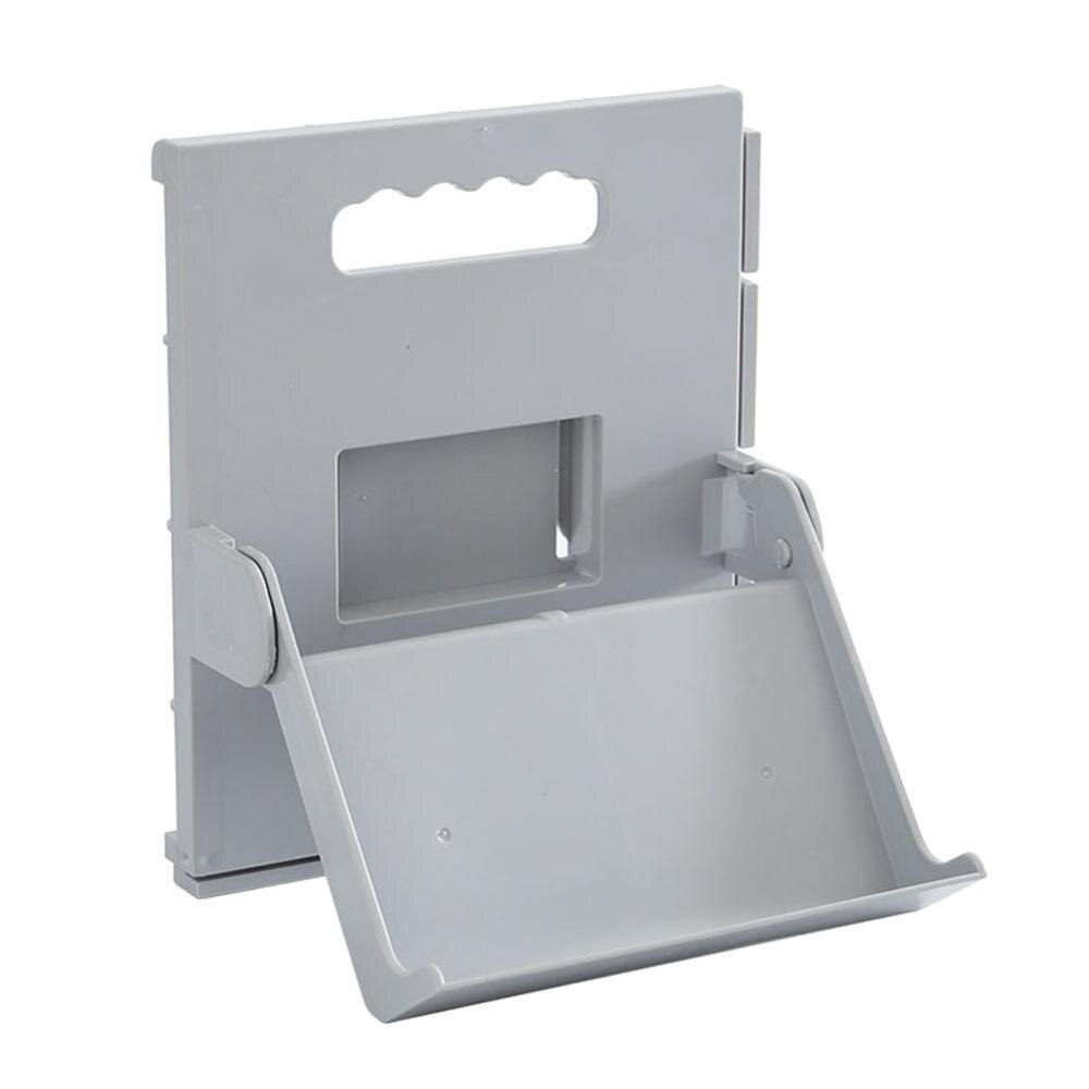 Kunststoff Vertikale Stapelbar Schuhe Gestell platzsparende Lagerung Stehen Regal Organizer Einfache schuh schrank zu hause Schuh lagerung Gestell: Licht Grau