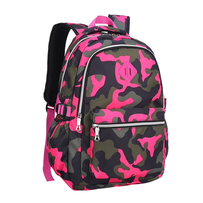 RUIPAI Camouflage Borse Da Scuola Per i ragazzi Adolescenti Ragazze Primaria Ortopedico di Scuola Dei Bambini Zaini Borse Da Viaggio Del Computer Portatile Mochila