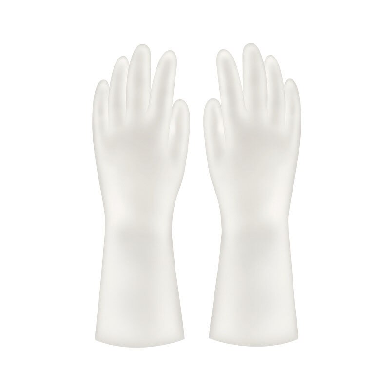 Gants en PVC, imperméables, pour la lessive domestique, durables, 1 paire, outils de nettoyage ménagers antidérapants, pour la vaisselle: 1