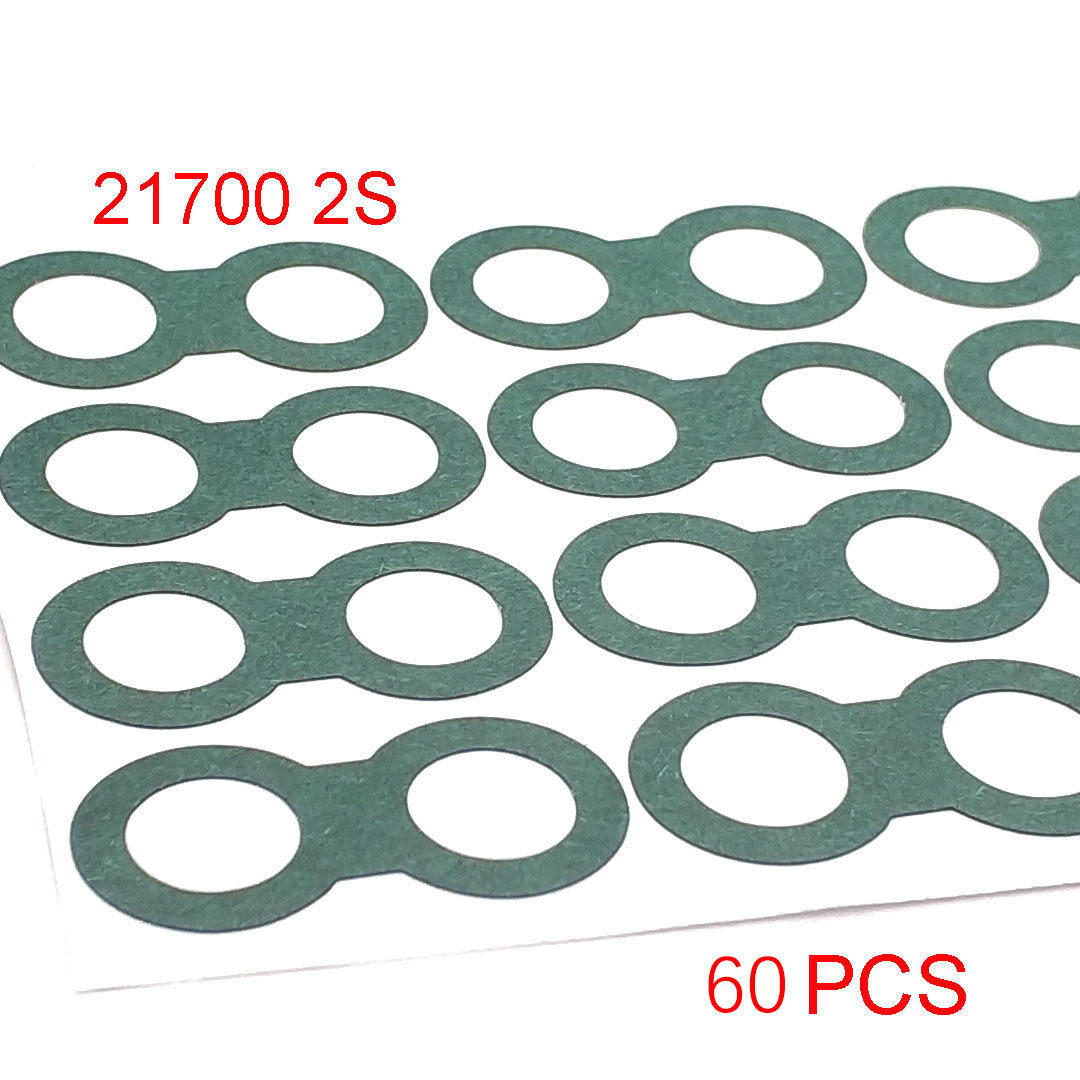 18650 21700 32650 Li-ion Battery Insulation Gasket Barley Paper Battery Pack Cell Insulating Glue Fish Electrode Insulated Pads: Ivory