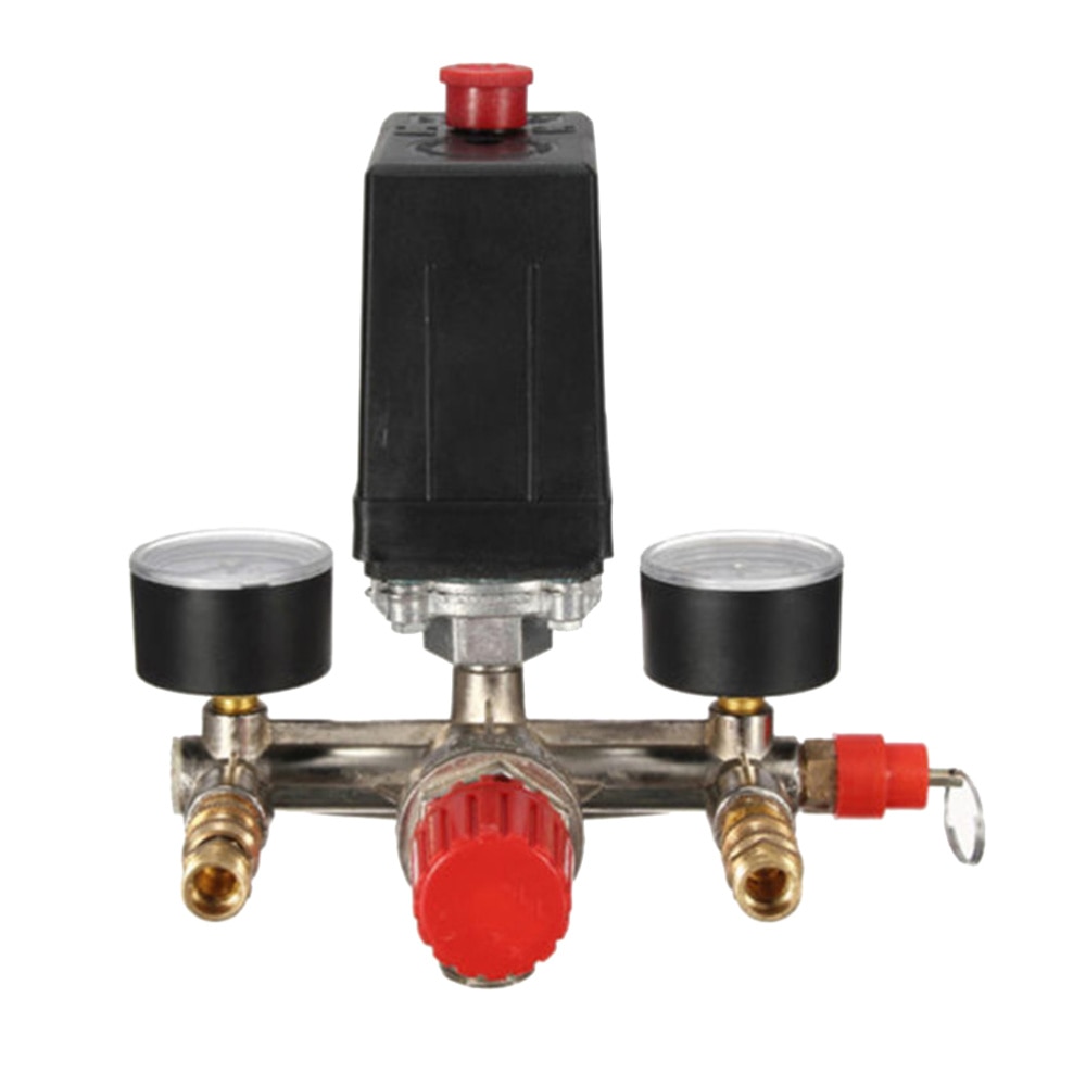175psi Air Compressor Pump Pressure Switch Control with Gauges Regulator