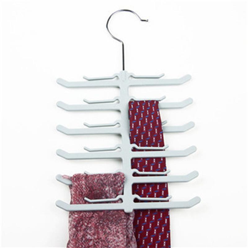Cravate écharpe foulards cintre porte-vêtements anti-dérapant poisson squelette stockage Rack ceinture écharpe cravates cintre support organisateur