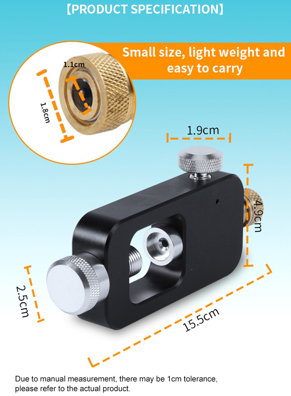 Scuba Tank Refill Adapter Aluminium Alloy Suitable For Scuba Oxygen Cylinder Refill Adapter For Oxygen Cylinder Diving Equipment