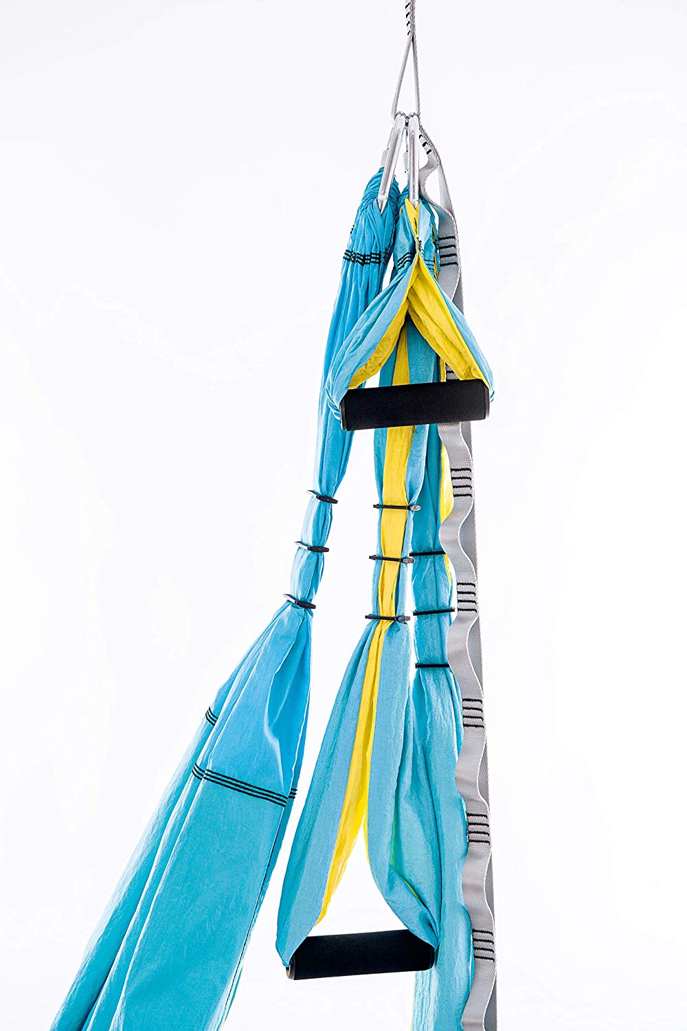 2.5*1.5 M Aerial Yoga Hammock Anti-gravity Inversion Swing OR Yoga Extend Belt + Ceiling Hanging Tray for Home Gym