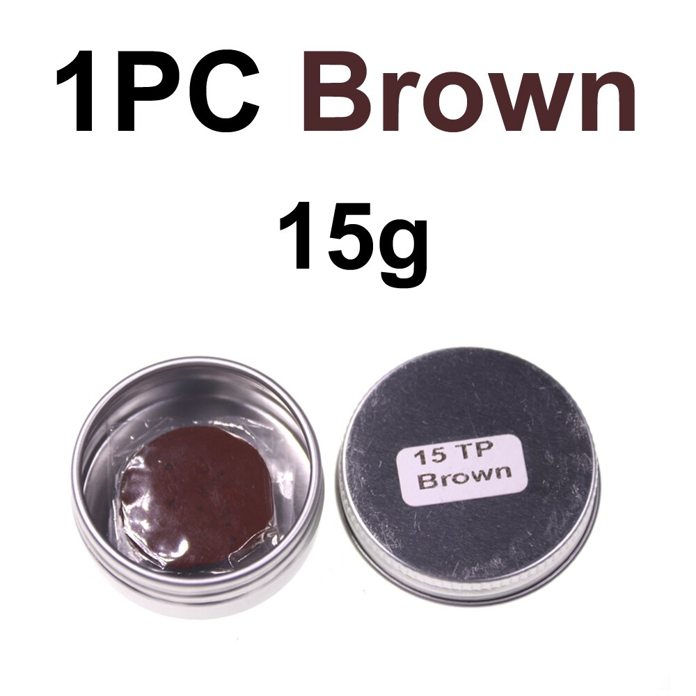 15g Wolfram Kitt Angeln Anlage Gewicht für Karpfen Angeln Platinen Ersatz Schlammigen Braun Dunkelgrün Farbe Blei Kitt Fisch Material: Braun 15g