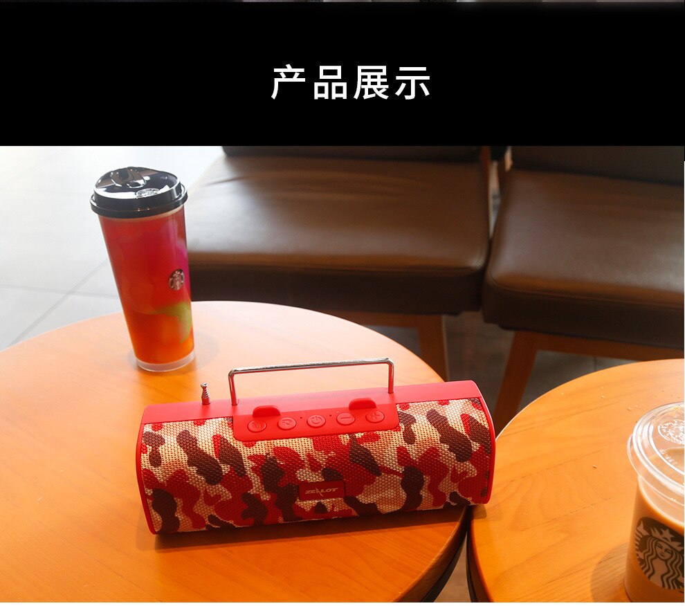 S40 Bluetooth Speaker Outdoor Subwoofer Fm Super Radio Met Antenne Mobiele Telefoon Stand Audio