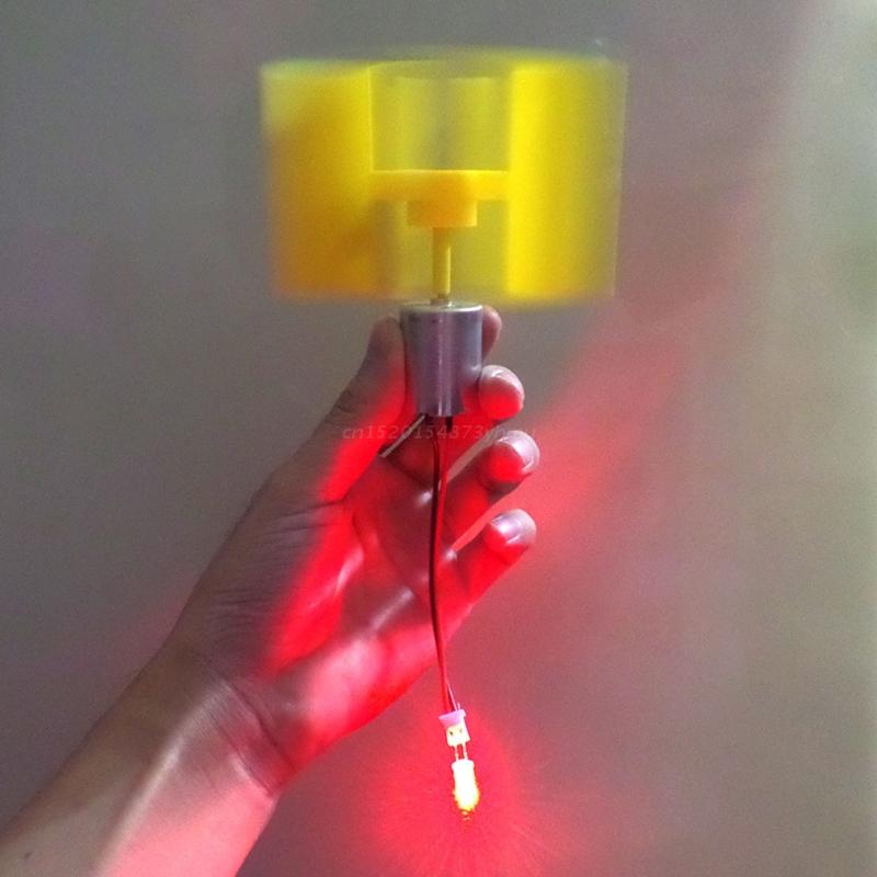 0.1V-5.5V Mini Wind Turbine Generator Mini Motor with Blade DIY Kit for Making All Kinds of Small Technology Model Making