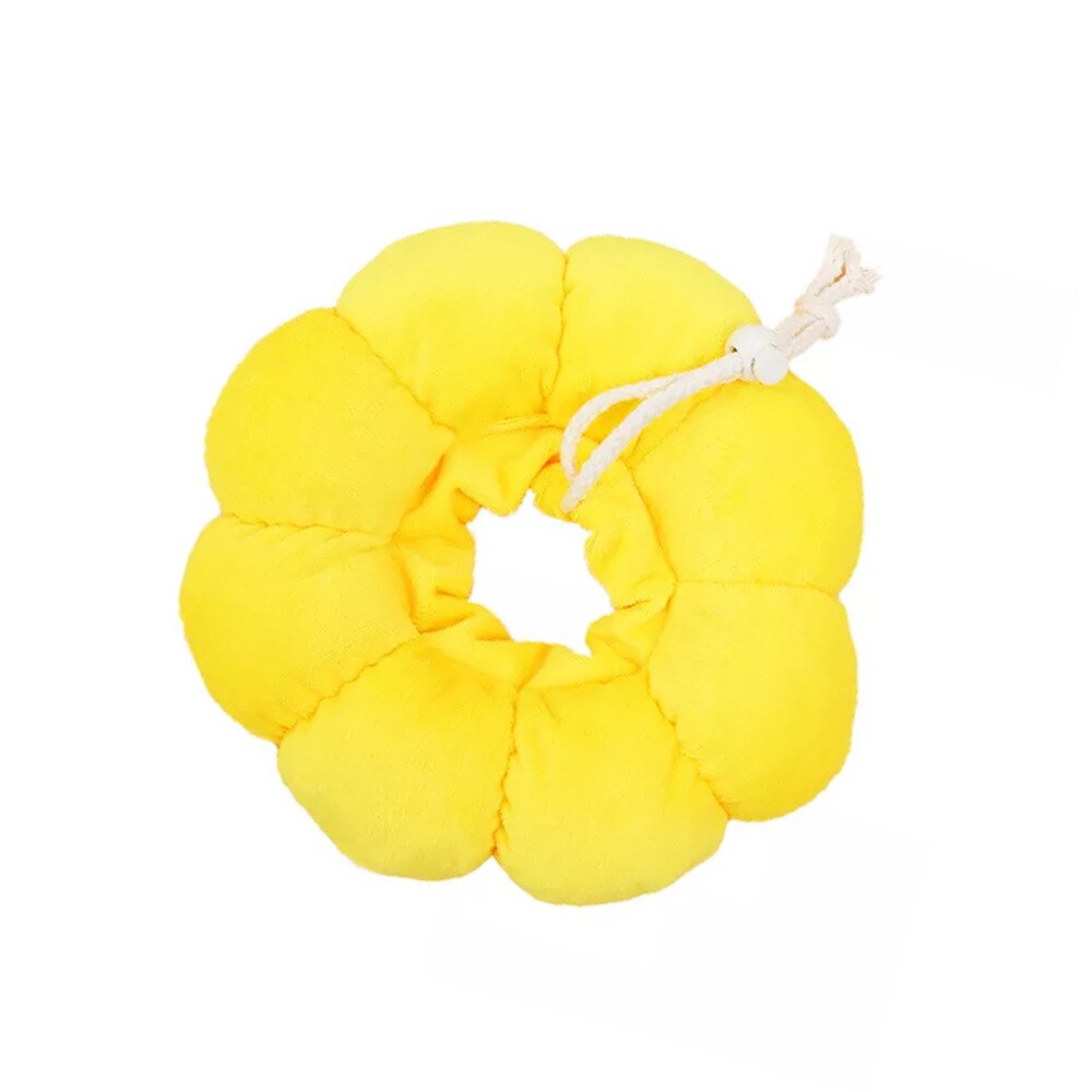 Collier élisabéthain pour chien et chat, joli tournesol, pour la santé, anti-rayures, anti-léchage, pour animaux de compagnie: L