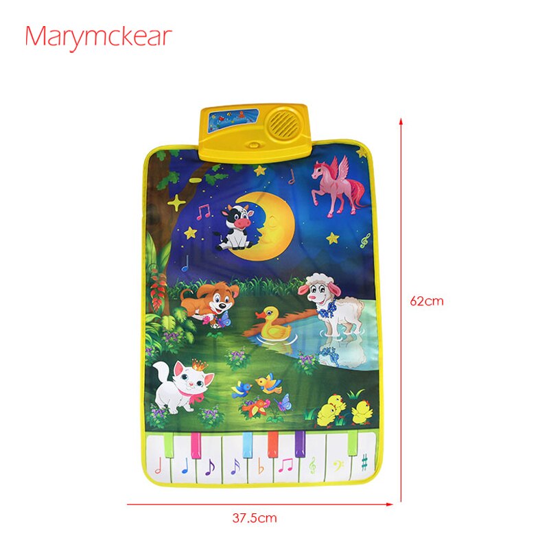 Baby Piano Baby Music Play Mat Musique Animal Music Kids Musical Instruments Animal Music 375x620mm Electronic Mat