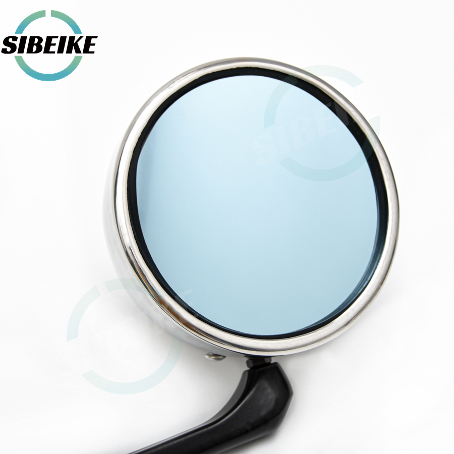 Espejo retrovisor Universal para coche, espejo lateral clásico Vintage, Color cromado, Retro, 1 par