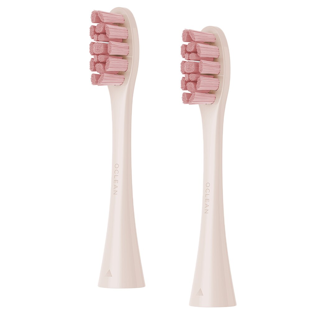 2pcs Automatic Sonic Toothbrush Heads Household Toothbrush Head Replacement for Oclean Electric Toothbrushes: Pink A