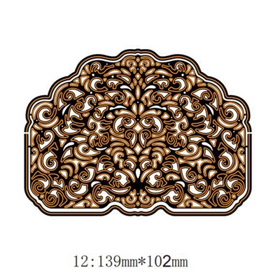 Mixed Lace Edge Border Frame Metal Cutting Dies Stencils For DIY Scrapbooking Decoration Embossing Card Craft Die Cut: H2076