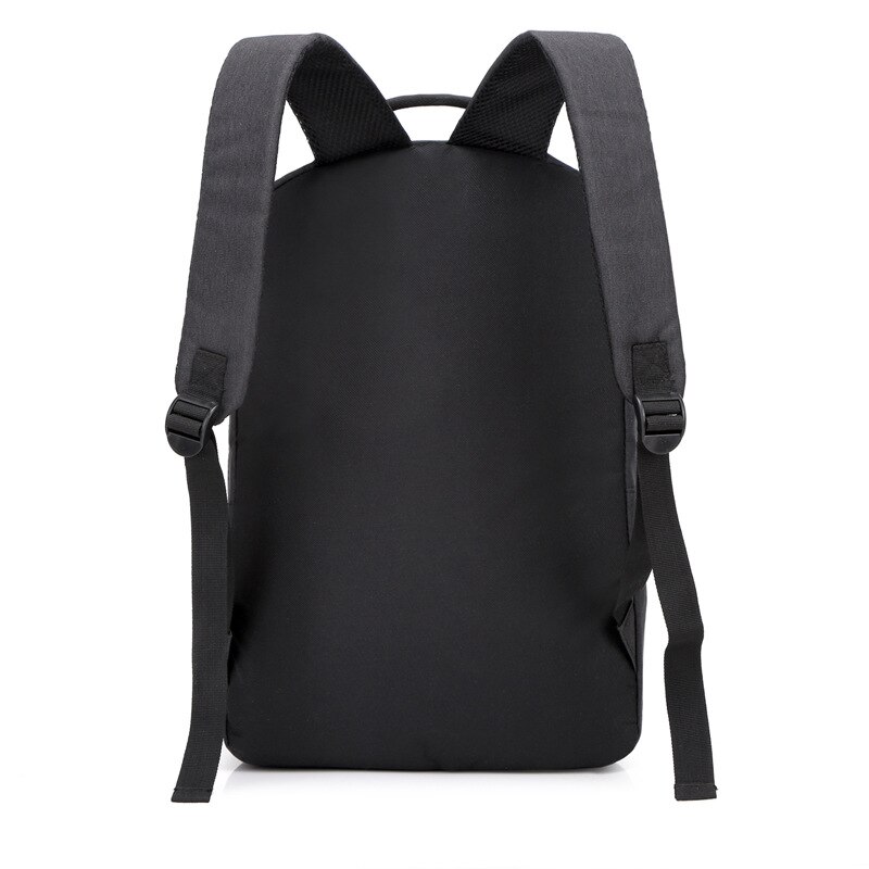 Crossten men's nylon waterproof travel bag, simple solid color laptop backpack, leisure light fitness male bag, sports bag, school bag