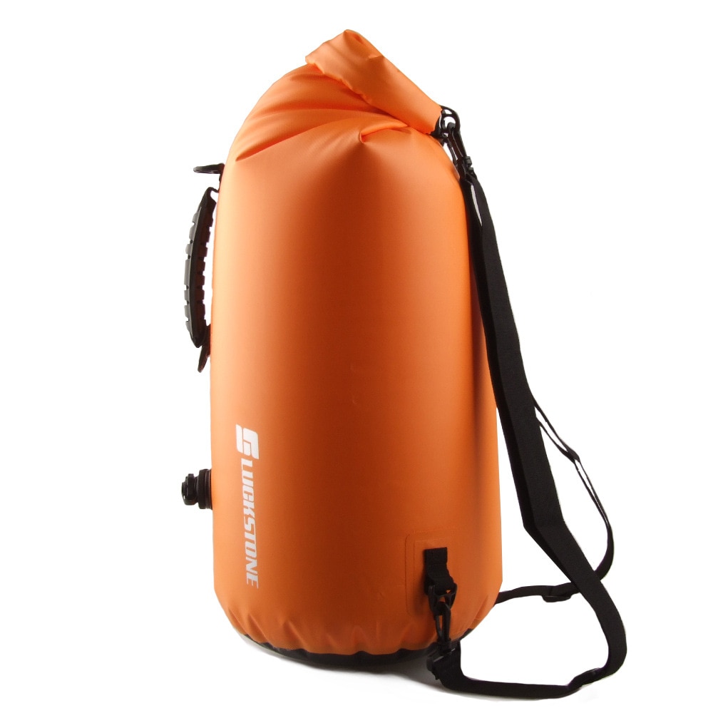Outdoor 25L/35L/60L IPX7 Waterproof Swimming Bag Inflatable Waterproof Dry Bag Rafting Kayaking Canoeing Backpack
