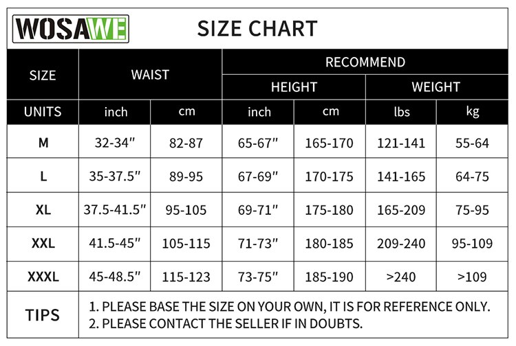 WOSAWE Men&#39;s Reflective Bike Cycling gel Shorts Beathable Mountain Road MTB Bicycle Biker Shorts With paddeds Tights Trousers