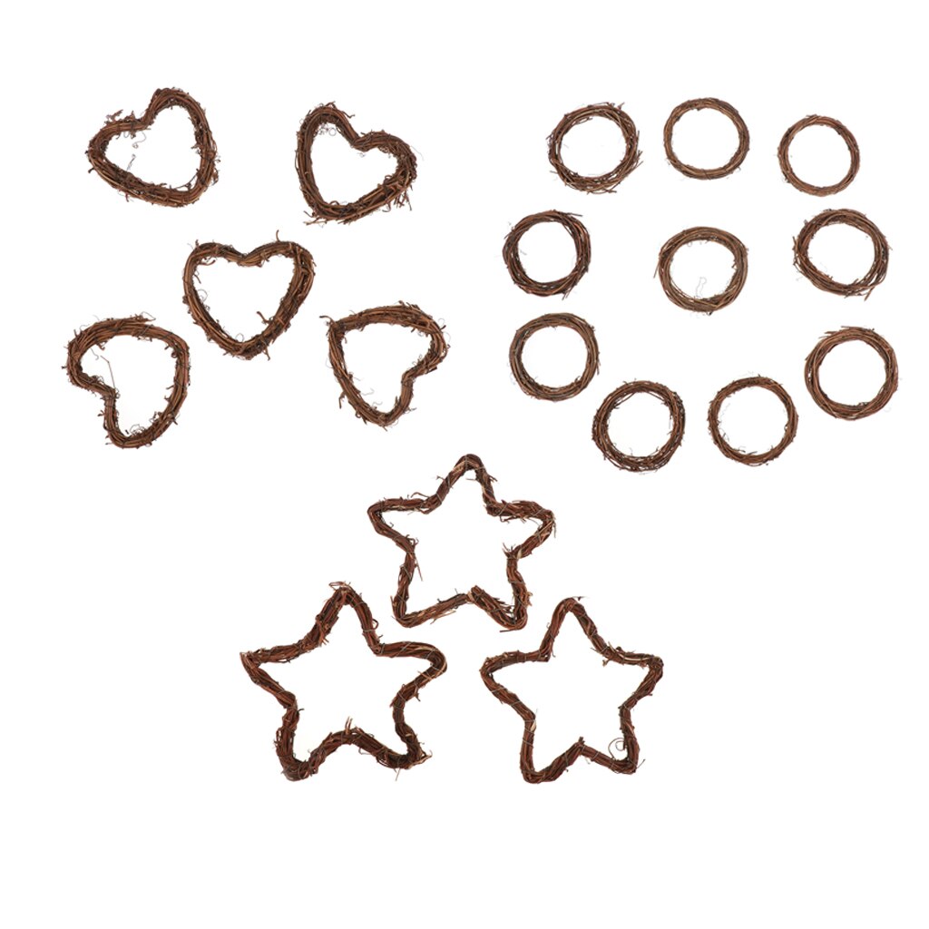 DIY Crafts Rattan Wreath Natural, Crafts Rattan Wreath for Christmas Door