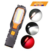 ZK20 COB 4000LM LED Work USB Rechargeable Flexible Magnetic Inspection Lamp Flashlight Emergency Working Light