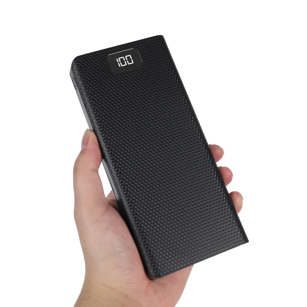 18650 Batterijhouder DIY Shell Dual USB Type C Charge Powerbank Case voor Smartphone 18650 Batterij Power Bank Case Opbergdoos