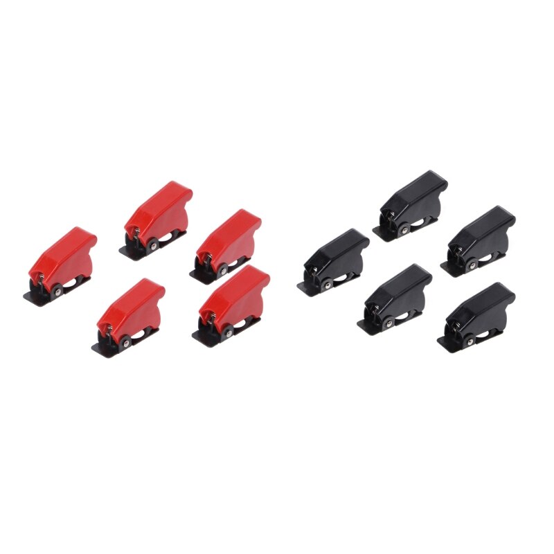 5 Pcs Plastic 12mm Toggle Switch Safety Cover Protector Cap Guard