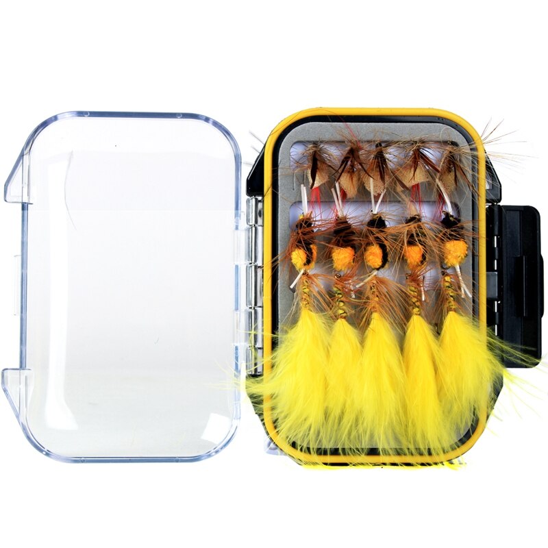 16 Mouches De Pêche Assorties Mustad - Sans Mort, Hameçons Sans Barbes, Tailles #12 à #18
