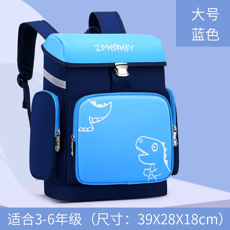 Wodoodporne torby szkolne dla dzieci chłopcy dziewczęta ortopedyczne plecaki szkolne dla dzieci tornistry torby dla dzieci tornister mochila escolar: duży niebo niebieski