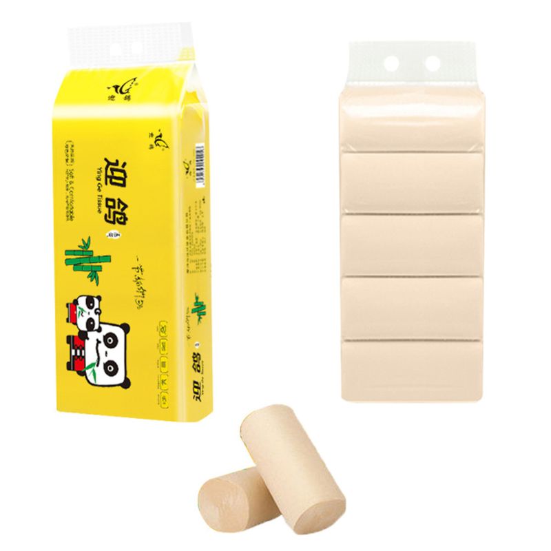 10Rolls Toilet Paper Silky Smooth Soft Original Bamboo Pulp Paper 4-Ply Tissues