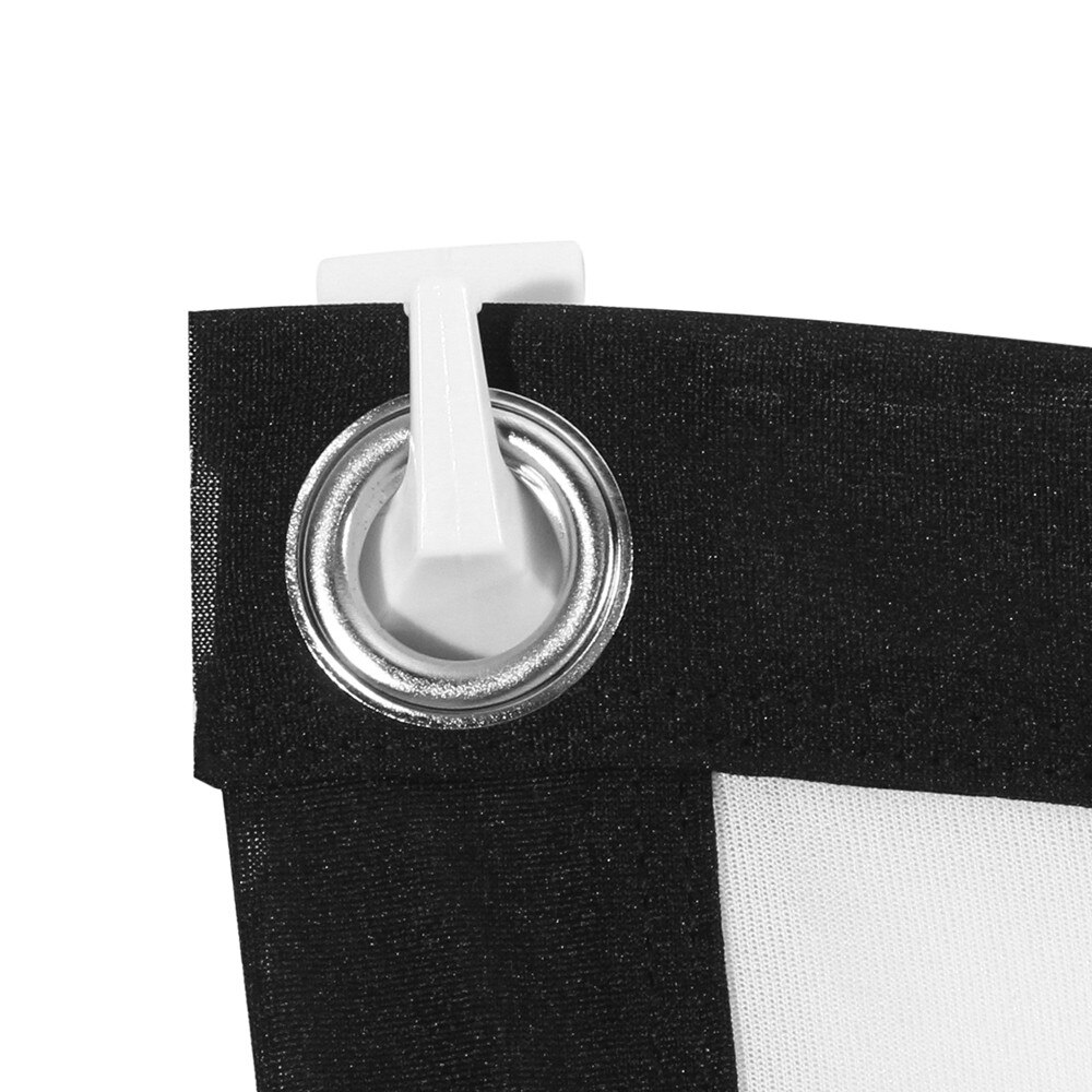 Upgrade Pantalla de proyector más gruesa, opcional 60/72/80/100/120 pulgadas 16:9, material de tela blanco portátil plegable para cine en casa