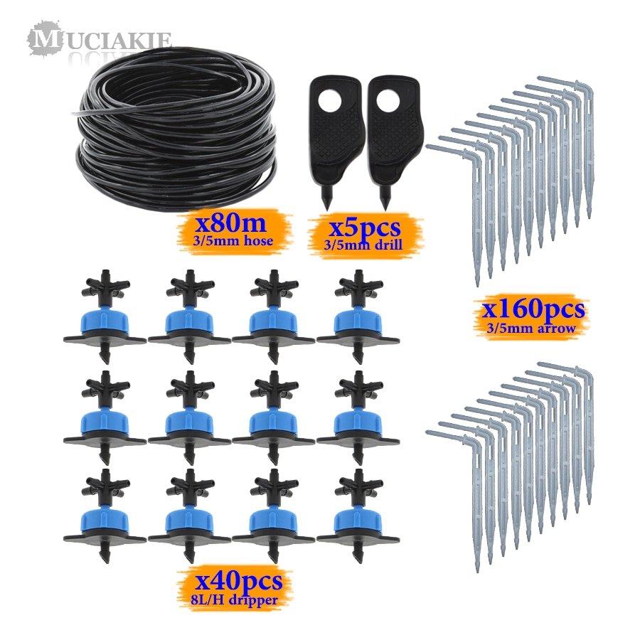 8L/H Compensating Emitter Kits with 1/8'' ... – Grandado